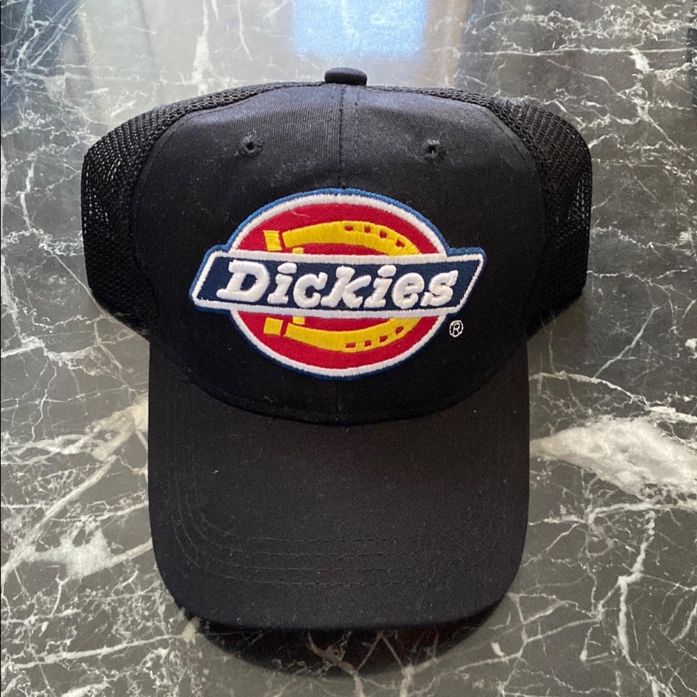 Dickies Black Trucker Hat